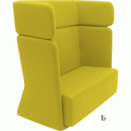 Canapé Softline Basket- 2 places - Feld Jaune, Haut_2