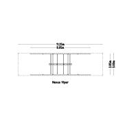 Balançoire Viper avec chaîne plastifiée pour aires de jeux - Réf. 8062081 - Hags_2