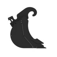 Godet d'excavation-mini-pelle - caterpillar finance france - 300 mm (12 in) - poids 32 kg_2