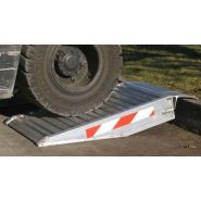 M140/10sh - Rampe d'accès pour conteneur en aluminium - Longueur 1000 mm - Stries antidérapantes_2