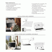 Mobilis 016271 filtre anti-reflets pour écran et filtre de confidentialité 54,6 cm (21.5