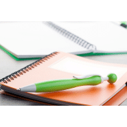 Stylo à bille en plastique - encre bleue - couleur vert citron - 12g_2