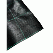 Toile de paillage noire - 1.05m x 100m, 11.5kg, 110g/m² - Polypropylène stabilisé UV, perméable et résistante_2