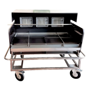 Tournebroche prestige de mobigrill :  l'alliance parfaite entre tourne broche et plancha_2