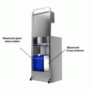 Lave-mains mobile autonome en acier inoxydable | HWBB43_2