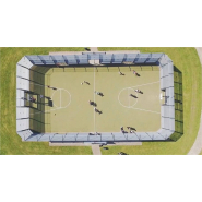 Omnistadium - Terrain multisports design, sur mesure et insonorisé - Playgones - Multi-sports : Football, Basketball, Tennis, Handball, Badminton_2