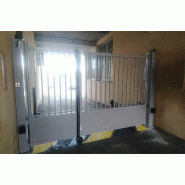 Portail battant à soubassement - 6000 / 1500_2