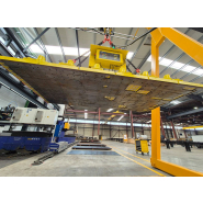 Traverse magnétique électropermanente - EPM-CO - pour une utilisation sur les machines de découpe laser - capacité 1500 kg - Assfalg_2