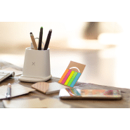 Porte-stylo multifonctions - support téléphone - chargeur rapide 10W - 2 ports USB_2