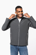 Veste Softshell 2 couches homme - Réf: K424 - Kariban - Tissu déperlant, coupe ajustée_2
