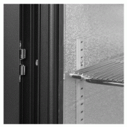 Arrière - bar 2 portes vitrées coulissantes et 4 clayettes chromées - 182 L | Tefcold - BA26S_2