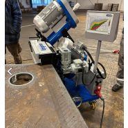 Chanfreineuse industrielle A340 - Fraisage précis des chants supérieurs et inférieurs - Réglage angulaire 0° à 90° et  0° à -45°_2