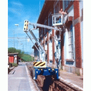 Engins pour infrastructure ferroviaire - nacelles élévatrices - hauteur de travail 12m - bi-énergie essence/diesel_2