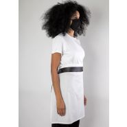 Tablier court - modèle Bandol - personnalisable, made in France, ceinture cuir ou simili-cuir_2