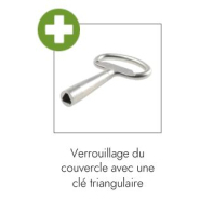 Corbeille TWIN-TWIN Basque bi-flux - Réf 161625 - Acier 1,5 mm et 3 mm - Capacité 2 x 60 litres - Protection antirouille_2