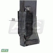 Dent de semoir carbure Amazone A0436867 - 1.5 kg - Plaquettes carbure bombées_2