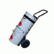 Diable de manutention 200 kg - charge cylindrique - sac15 rg - roues premium et sangle incluse_2