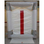 Douche de décontamination - armature gonflable 2m x 2m x 2.5m - buses, poire de douche et options_2