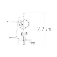 Équipement de fitness extérieur - Station multi-fitness Flexo 3 en 1 - Gym Flexo 8040503-2 - Hags_2