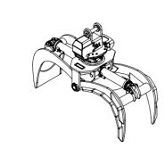 Grappin forestier Rotobec - Série légère 5609 - Polyvalence et contrôle exceptionnel_2