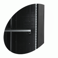 Vitrine réfrigérée noire - SCU1425H - finition élégante, porte vitrée réversible, froid ventilé, LED_2