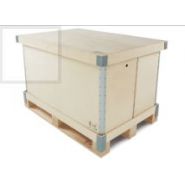 3121010 - Caisses en bois pliantes Drouin - Dimensions extérieures : 1200x1000x1068 mm - Réutilisables avec palettisation 4 entrées_2