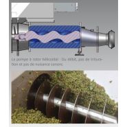 Remorque monocoque en inox ou acier avec pompe hélicoïdale pour raisin
