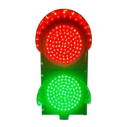 Feu Bicolore D200 - Rouge/Vert - Alimentation 230V - 95 LEDs - IP65 - Modèle 160875_2
