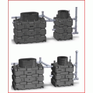 Filière épuratoire compacte BIOROCK pour 5 équivalents habitants