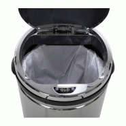 Poubelle automatique HAILO Sensor 42L - inox - hauteur 76 cm_2
