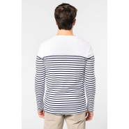 Marinière manches longues homme - Kariban - Réf: K366 - 100% coton, classique et intemporelle_2