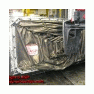 Housses pour robots de traitement de surface - Protection en tissus polyamide et caoutchouc_2