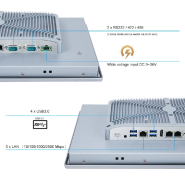 Panel PC industriel fanless 15.6