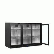 Arrière bar réfrigéré 3 portes BA31H noir TEFCOLD_2