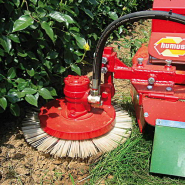 Fraise INTERPLANET montée sur gyrobroyeur pour travail du sol