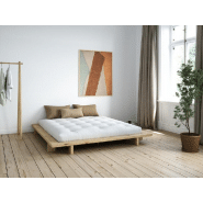 Lit futon Japan Bed en pin naturel - Couchage 180 x 200 cm - Esthétique japonaise_2