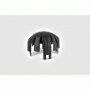 Lot de 3 cloches de protection SpotClip-IV-Slim pour spots encastrés fixes ultraplats - noir - hauteur 63 mm_2