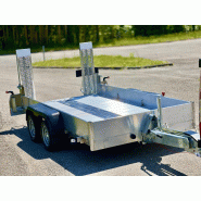 DEFINITIVE CLM Remorque porte engin aluminium 3T5 FLY35_2