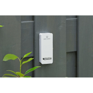 Nature station météo numérique h 14x8,5x3 cm blanc 447513_2