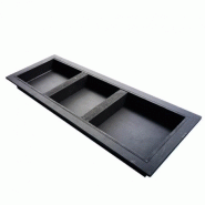 Niche en XPS prête à carreler 968 x 305 x 90 mm premium - noir - avec séparations amovibles pour hammam et salle de bain_2