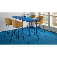 Table haute design NEW SCHOOL - polyvalente et élégante pour bureaux, salles de détente, restauration et halls d'accueil_2
