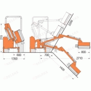 Airone-80 épareuse/débroussailleuse pour tracteurs landini, new holland, same...  - deleks srl_2