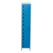 Armoire en tôle acier robuste de 4 à 16 casiers et 8 à 16 colonnes - Distribution de vêtements pliés ou sur cintre_2