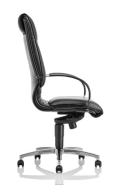 Fauteuil de bureau ergonomique - FOCUS - cuir pleine fleur, mécanisme basculant, neuf_2