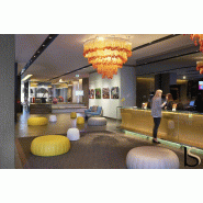 Grand pouf design Gelée - Slide - Blanc_2