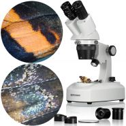 Loupe binoculaire Bresser Researcher ICD LED - Grossissement 20x-80x - Éclairage incident et transmis_2