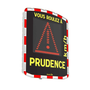 Radar pédagogique EVOLIS Mobility - 3 rangées de LEDs, antenne Doppler longue portée, alimentation flexible_2