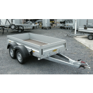 Remorque utilitaire d'une grande qualité de fabrication à 2 essieux freinés 1000 kg - humbaur - 2348_2