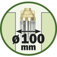 Pompe immergée - forage / puits - 750w - 7800 l/h  - 306371_2