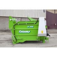D-300 et D-600 pailleuse agricole - Grupotatoma - turbine avec couteaux - hauteur max. 2,25m/2,55m_2